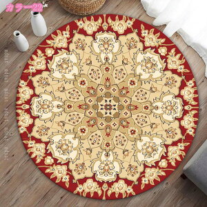 円形カーペット ラグ 円形 ラグ ラグマット おしゃれ 2畳 ペルシャ柄 エスニック ラグ カーペット ラグマット ペルシャ絨毯 ペルシャ風 オリエンタル柄 掃除簡単 洗えるマット 遮音 滑り止め