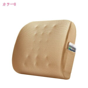 低反発クッション ランバーサポート 腰当て 低反発 メモリーフォーム オフィス 椅子 車用 腰枕 リラックスクッション 取付バンド調節可能 カバー洗える 腰クッション シートクッション 車