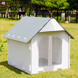 外猫ハウス ジョイント 組立簡単 野良猫 ハウス 犬小屋 猫ハウス 屋外 ドア付き サンシェード 防雨 防水 アウトドアテント キャビンシェルター 外猫 放浪犬 ドッグハウス キャットハウス み
