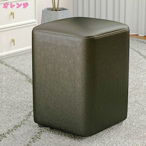 シンプルキューブチェア ロースツール キューブ スツール オットマン スツール 腰掛け椅子 足置き チェア フットレスト サロン エステ 待合室 椅子 玄関 腰掛け 合皮 レザー おしゃれ 北欧