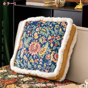 座布団 厚手 フロアクッション 四角 北欧 椅子用 シートクッション テレワークに最適 角型 分厚い イス かわいい 椅子 在宅 床 座る 大きめ うつぶせ 体圧分散 背もたれ デスクワーク用 蒲団