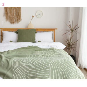 夏用 北欧風 ガーゼケット 綿100% お昼寝 肌掛け やわらか 吸湿通気 洗える 毛布 夏快眠 大判 掛け毛布 おしゃれ シンプル ひざ掛け ソファーカバー 冷房対策 やわらかい 暖かい 四季通用 肌触