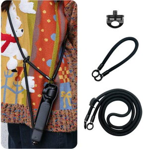 [YAIBUDE] DJI Osmo Pocket 4P 4 Pro 3/Action 5 Pro/4/3�AINSTA360 X4/X3/X2/GO 3/GO 3S�AGoPro�V���[�Y�AAce Pro�V���[�Y�Ή� �l�b�N�X�g���b�v �J�����X�g���b�v ����71-123cm �����\ ���S���b�N�t�� �����h�~ �N�C�b