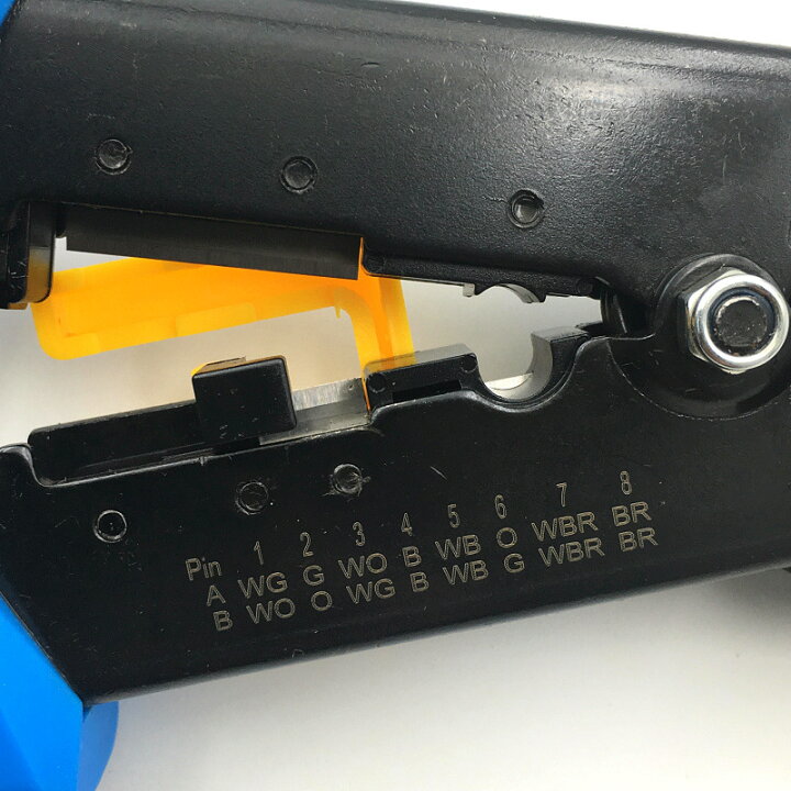 楽天市場】LANケーブル自作セット 貫通コネクタ30個+かしめ工具+LAN 
