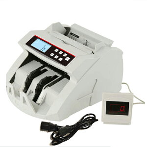 コンセント式マネーカウンター 別カウンター付き Bill Counter LCDディスプレー 日本語操作パネル 白/黒 日本語表記 紙幣計数機 紙幣カウンター お札カウンター