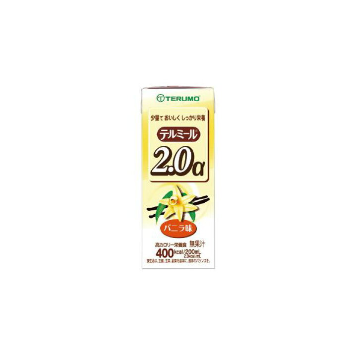 楽天市場】テルミール2.0α（バニラ味）200mL×24個 TM-P20020A : エム 