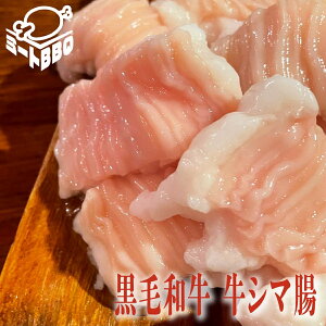 黒毛和牛 牛シマ腸 約500g 約3〜4人前/焼肉、もつ鍋や炒め物にどうぞ! バーベキュー BBQ キャンプ パーティー 煮込み料理 冷凍 牛内臓 牛ホルモン 新鮮 ぷりぷり カット済み 使いやすい