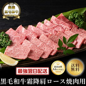 【黒毛和牛】霜降ロース（肩ロース）焼肉用500g【国産牛肉 卒業入学祝 和牛 黒毛和牛 ギフト 御贈答 内祝い 御祝 出産祝 快気祝 帰省暮 お誕生日 鉄板焼き 焼肉 霜降り肉 肩ロース】