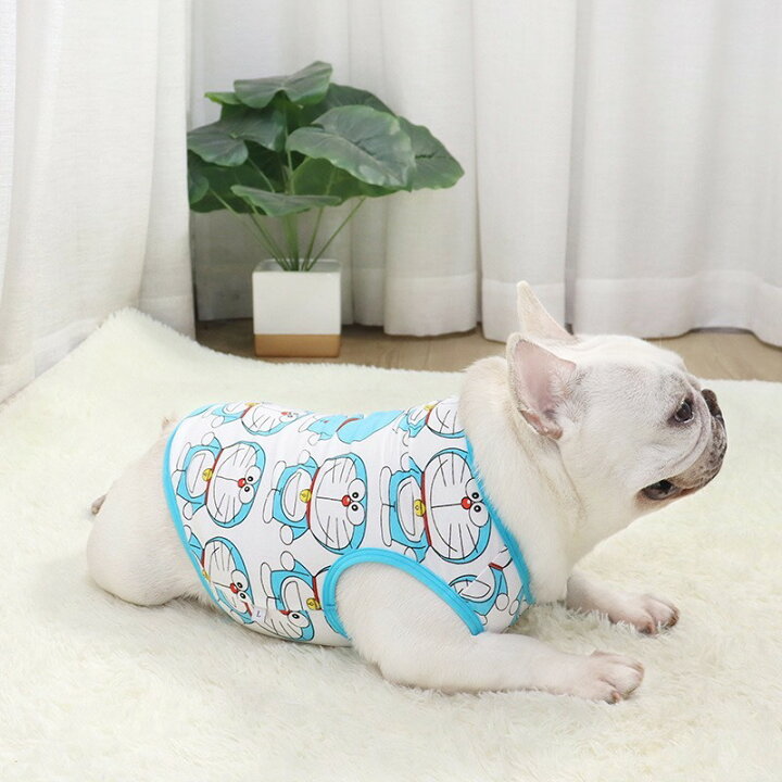 犬用 服 ドットタンク ドラえもん メール便可 22年のクリスマスの特別な衣装 ドラえもん