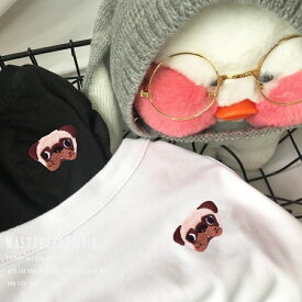 犬服　パグ　ワンポイント　ワッペン　タンクトップ　ドッグウェア　ペット服　XS-XXXLサイズ　送料無料