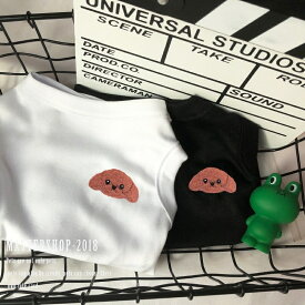 犬服　トイプードル　ワンポイント　ワッペン　タンクトップ　ドッグウェア　ペット服　XS-XXXLサイズ　送料無料