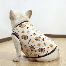 犬服　ペット服　ドッグウェア　タンクトップ　春服　夏服　伸縮性　可愛い　SーXXLサイズ　小型犬　中型犬　全犬種