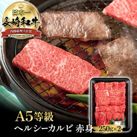 ＼28H限定全品40%OFFクーポン！4日20時から！／長崎和牛 ヘルシー カルビ 赤身 焼肉用 250g×2 黒毛和牛 和牛 A5 モモ ウデ 焼肉 焼き肉 国産 お取り寄せ 長崎県産 赤身肉 ギフト 肉 贈り物 牛肉