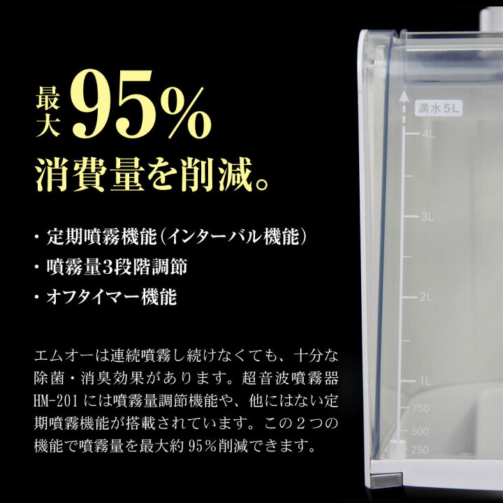 楽天市場】【Meau専用】高品質 超音波噴霧器 HM-201 中性電解水 Meau 