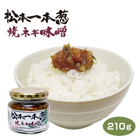 松本一本葱　焼きネギ味噌 210g 信州 松本一本ねぎ ※松本一本葱は長野県内で生産されたものを使用しています