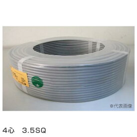 三ツ星 VCT4-3.5-20M 絶縁ビニルキャブタイヤケーブル VCT4心(芯)3.5SQ 20M コード 電線 耐電圧600V以下 VCT3.5x4C×20m