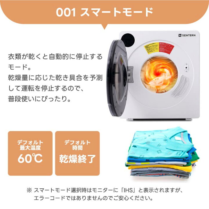 電気式乾燥機 3.5kg スマートPTCヒーター搭載（楽天市場】【最大P全額 