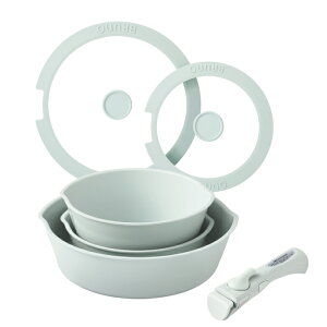 �y���I�ōő�P�S�z�Ҍ��z�u���[�m �t���C�p�� �� 6�_�Z�b�g ����肪���� IH�Ή� �K�X�Ή� 26cm 20cm BRUNO �[�� �K���X�W �Z���~�b�N�R�[�g �X�^�b�L���O �R���p�N�g �I�[�u���Ή� ������� ��