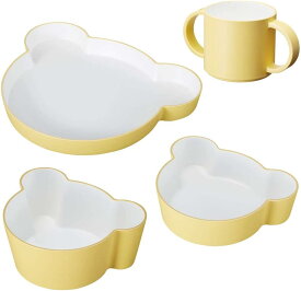 【楽天1位】 tak ベビー食器セット キッズディッシュ 4点セット おしゃれ 日本製 ベア 出産祝い ギフトボックス入り 子ども用食器セット お食い初め 電子レンジ 食洗機対応 キッズプレート ボウル マグ お皿 割れない かわいい クマ型 ベビー 赤ちゃん プレゼント 新生活