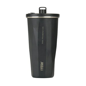 TYESO �X�g���[�^���u���[ 470ml �W�t�� �X�e�����X �ۉ��ۗ� ������� ��e�� �^��f�M �}�C�{�g�� �R�b�v�^ ������ ���� �|�b�v�A�b�v �L���b�v�z���_�[�t�� �􂢂₷�� �����^�� �R��ɂ��� 