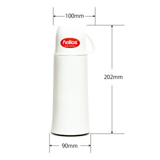 楽天市場 最大ポイント33倍 Helios エレガンス 250ml 魔法瓶 コップ付き 保温ポット ガラスポット 水筒 保温 保冷 卓上 ポット マグボトル タンプラー ガラス 小さい コーヒー ピクニック アウトドア キャンプ かわいい おしゃれ デザイン プレゼント 新生活