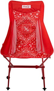 �R�J�E�R�[�� �L�����s���O �y�ʃn�C�[�`�F�A COCA-COLA CAMPING HIGH CHAIR �A�E�g�h�A �L�����v �܂肽���݈֎q �A�E�g�h�A�`�F�A �y�� �`�F�A �\����������