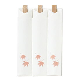 和紙のお箸包み 秋柄 お祝い おもてなし 会席紅葉 箸包み 3膳入