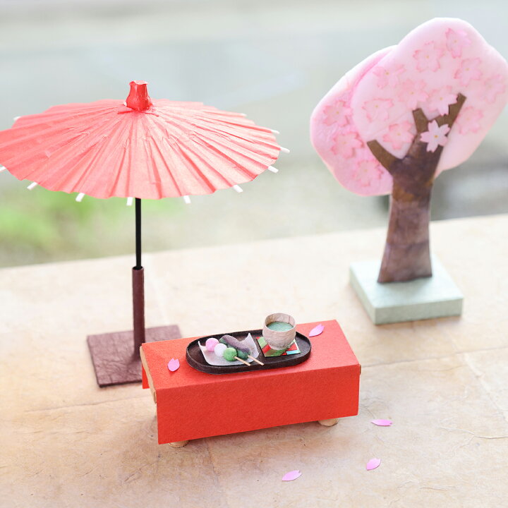 楽天市場】さくら サクラ 桜 置物 和紙 オブジェ 手作り 満開 和紙  