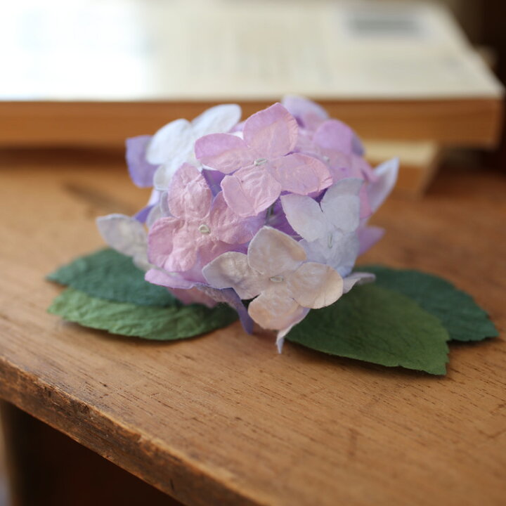 楽天市場 和紙の紫陽花 置物 ペーパークラフト ギフト 和紙花 あじさい 和紙の店 めでたや 楽天市場店