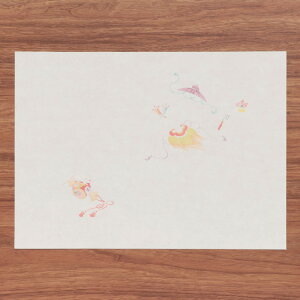 ランチョンマット プレースマット ラッピングペーパー 掛け紙 敷紙 和紙 テーブルマット 干支 ねずみ 掛け紙 |ランチョンマット 子 5枚入