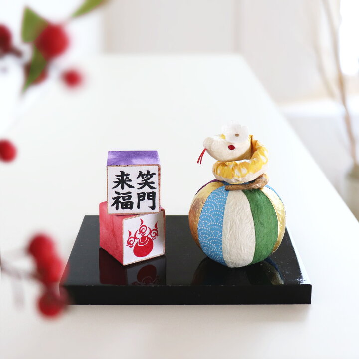 楽天市場】手毬 飾り 手鞠 和紙 日本製 置物 節句 装飾 お正月飾り 