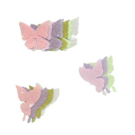 ペーパークラフト 切り絵 手作り 手芸 素材和紙パーツ 蝶蝶（ちょうちょう）3色 5種 各2枚入