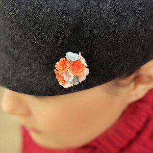 Paper Accessory flower a obORT[W   ї nbg Xq obO |Cg nhCh|brooch AYK fuji u[`