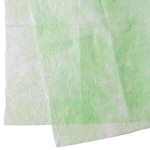 和紙 楮で漉いた紙 ちぎり絵 はり絵 クラフトペーパー 典具帖(てんぐちょう)若草 約94×62cm 1枚 8つ折り