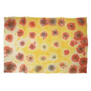 和紙 手染め 絞り手染和紙 二三判 黄色【2】約90×60cm 1枚