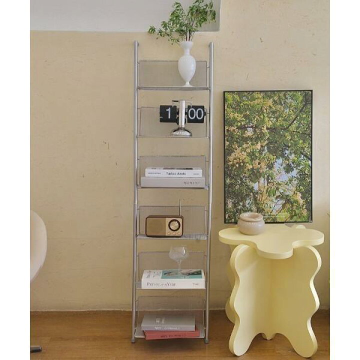 楽天市場】Z-Pearl 家具 スチールコンパクトラダーシェルフ 収納棚 