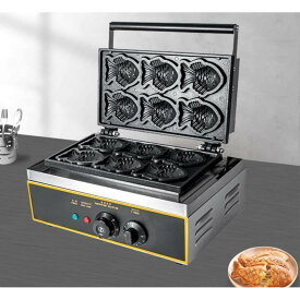 【ポイント5倍】 屋台 ファーストフード機器 業務用 たい焼き機 一度に6個成型可能