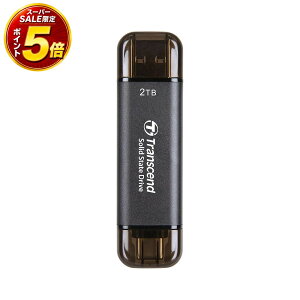 �ySS���聚�S�iP5�{�����������z �g�����Z���h�W���p�� �g�����Z���h �|�[�^�u��SSD 2TB ���� �ő�1050 MB/s �����^,�y��11g Type-A/Type-C ���Ή� PS4/PS5 ����m�F�� USB 10Gbps TS2TESD310C