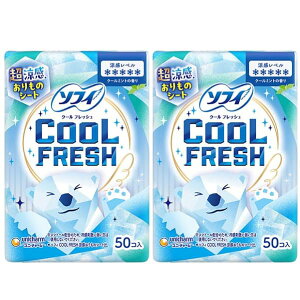 ܂Ƃߔ \tB COOL FRESH N[tbV ̃V[g N[~g̍ 50 × 2