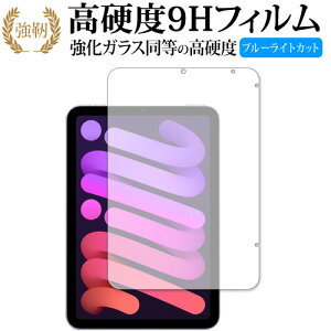 apple iPad mini 6 / 7 (A17 Pro) 保護 フィルム 強化ガラス と 同等の 高硬度9H ブルーライトカット クリア光沢タイプ 改訂版 互換品 有償交換保証付き