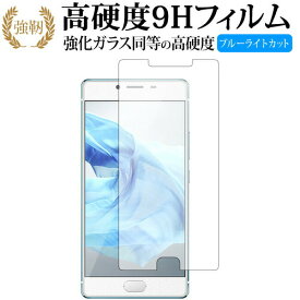 FREETEL REI 麗 専用 強化 ガラスフィルム と 同等の 高硬度9H ブルーライトカット 光沢タイプ 改訂版 液晶保護フィルム 有償交換保証付き