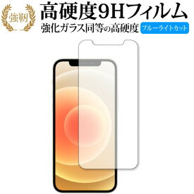 Apple iPhone 12 専用 強化ガラス と 同等の 高硬度9H ブルーライトカット クリア光沢 改訂版 保護フィルム 互換品 有償交換保証付き