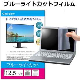 12.5インチ ブルーライトカット フィルム パソコン 液晶保護フィルム パネル 反射防止 指紋防止 気泡レス フリーカット メール便送料無料