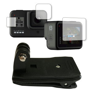 GoProHero7�p �N���b�v �� �w��h�~ �N���A���� �t���ی�t�B���� ���C���E�T�u�p�Z�b�g ���[���֑������� �݊��i