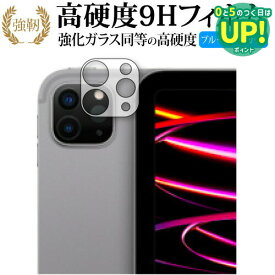 Apple iPad Pro 12.9 インチ ( 第 6 世代・2022 年発売モデル ) [ レンズ周辺部用 ] 保護フィルム 高硬度9H ブルーライトカット クリア光沢タイプ 改訂版 互換品 有償交換保証付き