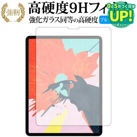 Apple iPad Pro 2018 (12.9インチ) 専用 強化 ガラスフィルム と 同等の 高硬度9H ブルーライトカット 光沢タイプ 改訂版 液晶保護フィルム 互換品 有償交換保証付き