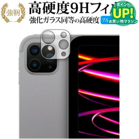 Apple iPad Pro 12.9 インチ ( 第 6 世代・2022 年発売モデル ) [ レンズ周辺部用 ] 保護フィルム 高硬度9H ブルーライトカット クリア光沢タイプ 改訂版 互換品 有償交換保証付き