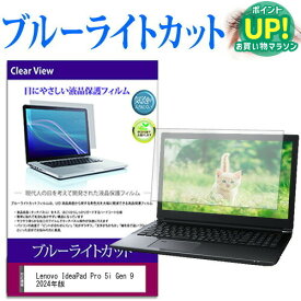 Lenovo IdeaPad Pro 5i Gen 9 2024年版 [14インチ] 保護 フィルム カバー シート ブルーライトカット 光沢 液晶保護フィルム 有償交換保証付き 互換品