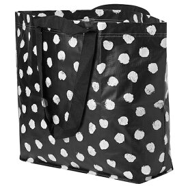 IKEA/イケア　SKRUTTIG　スクルッティグ　キャリーバッグ　M　ドット柄　ショッピングバッグ　エコバッグ　メール便送料無料　ポイント消化　10467757