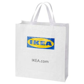 IKEA/イケア　KLAMBY　クラムビー　キャリーバッグ　ホワイト　ショッピングバッグ　エコバッグ　ポイント消化　30532587